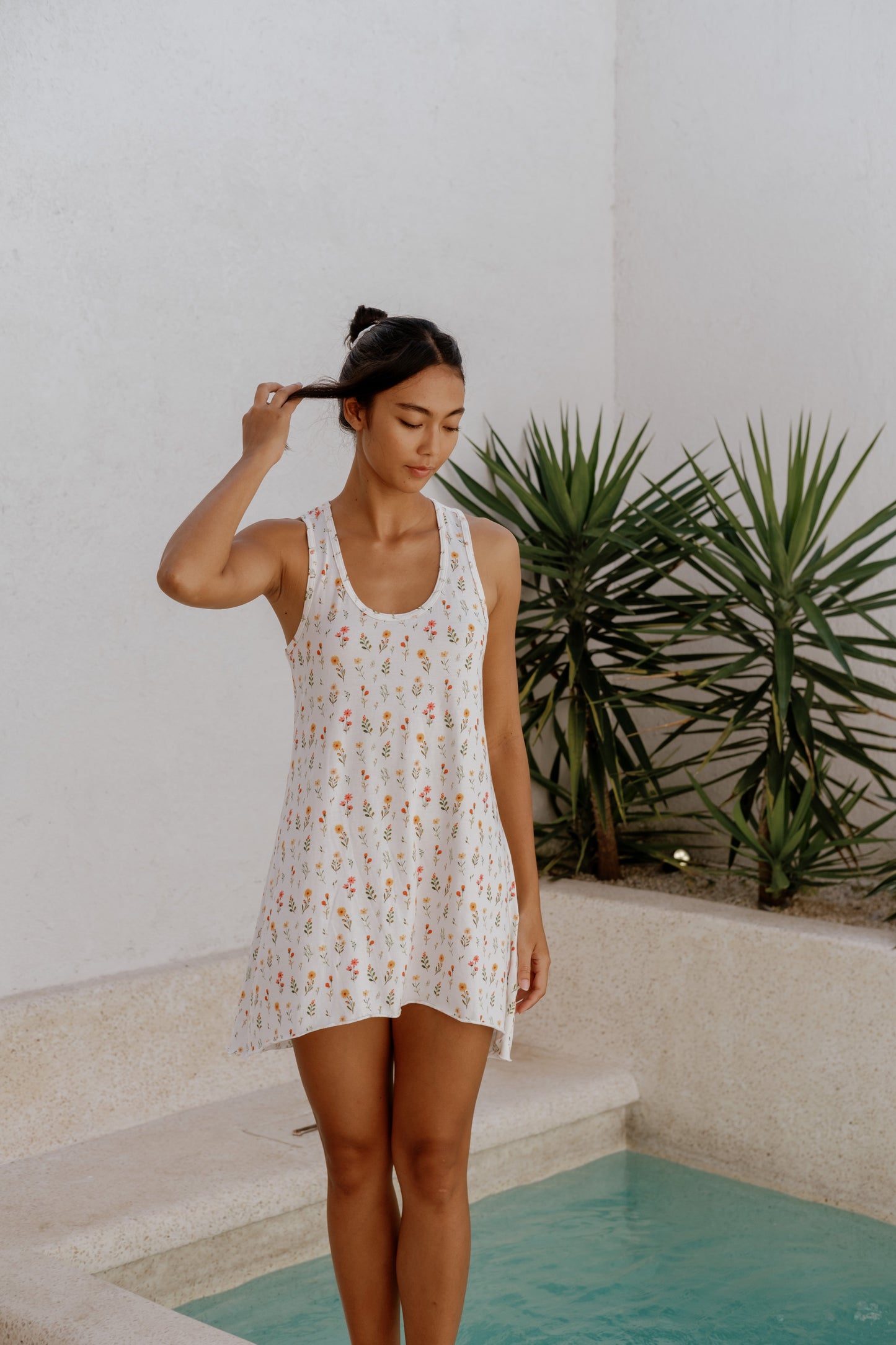Floriculture Bamboo Loungewear Dress
