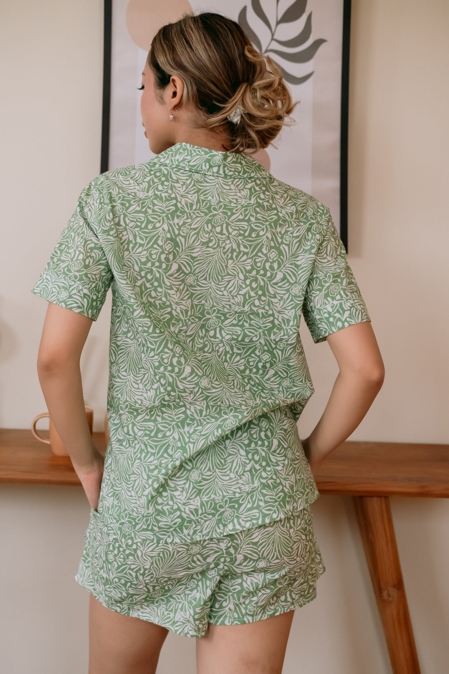Tea Garden Cotton Pajamas